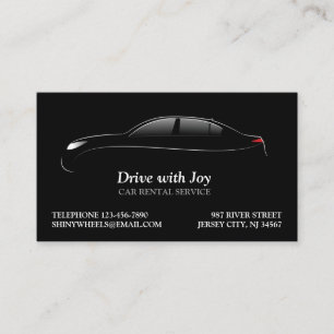 Driver Car Rental Business Card Template