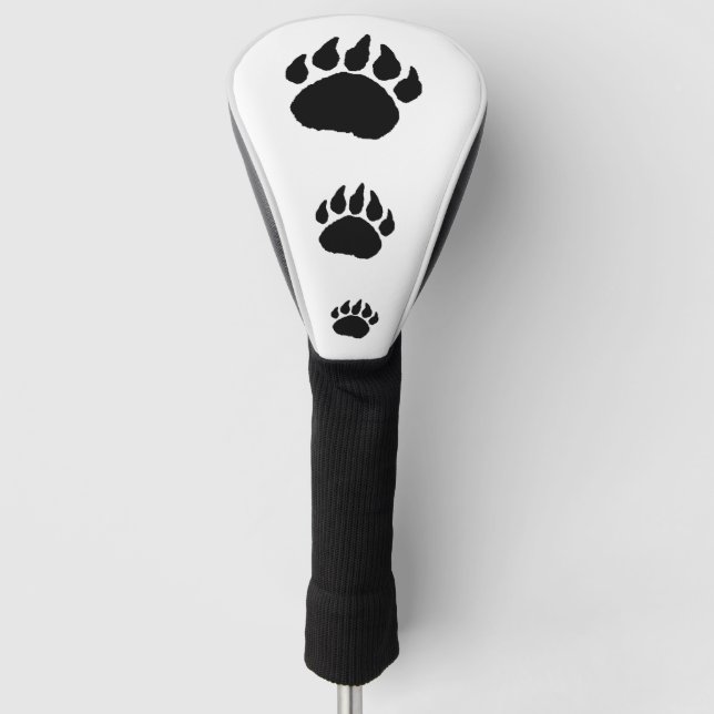 Driver Cover - Bear Paw Print (Front)