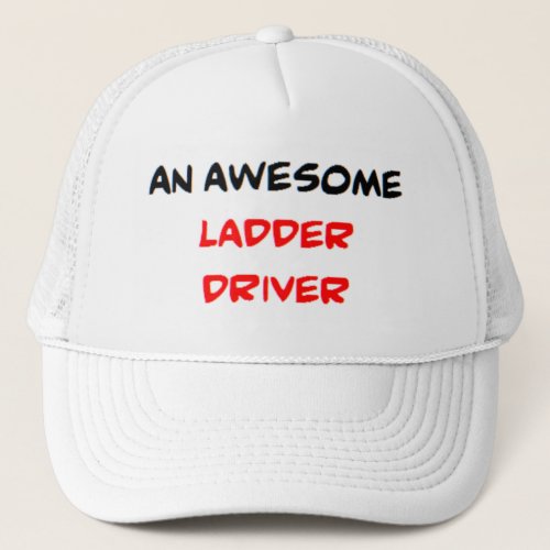 driver ladder awesome trucker hat