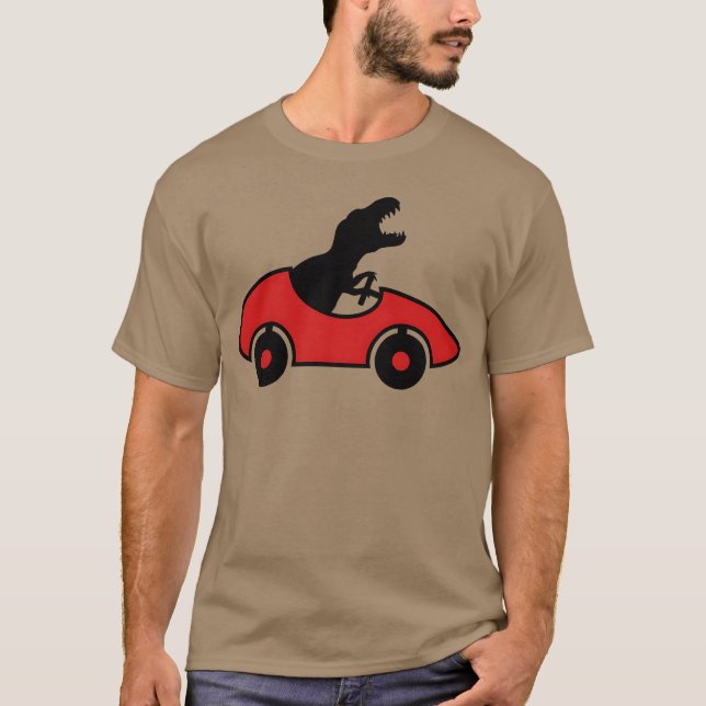 driver license car driving race fast tre tyranno b T-Shirt (Front)