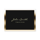 Driver Modern Gold Framed Chauffeur