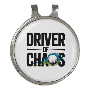 Driver of Chaos Golf Ball Marker Hat Clip