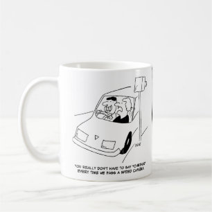 Driver Says Cheese When Passing a Speed Camera Coffee Mug