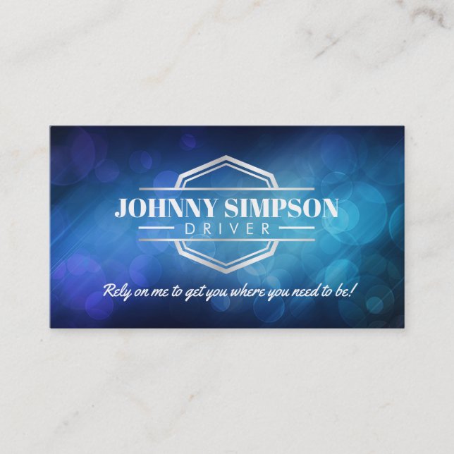 Driver Taxi Business Cards (Front)