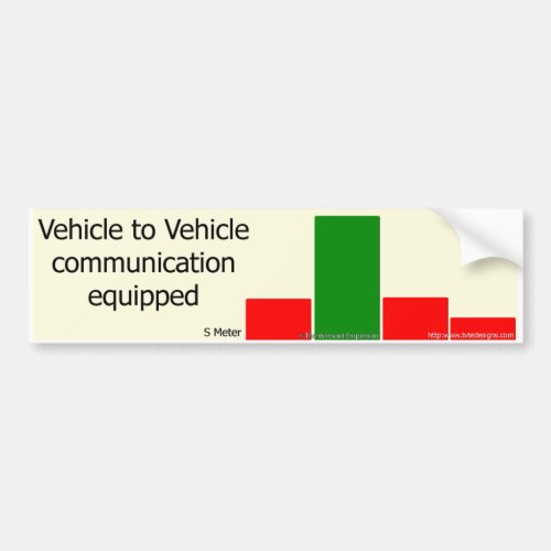 Driver To Driver Communication Bumper Sticker