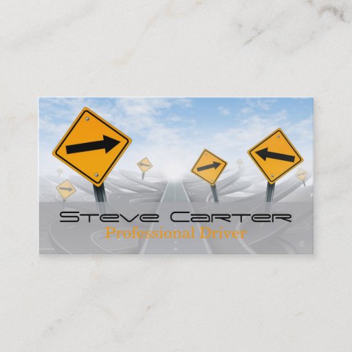Customizable Driver / Transportation / Automotive Card Business Card