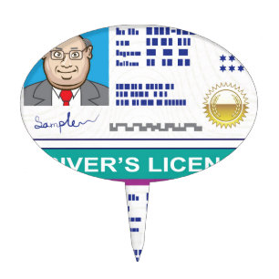 Driver's License Cake Topper