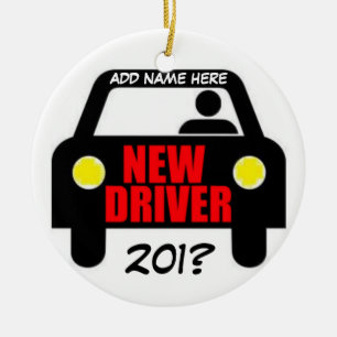Drivers Training Keepsake Ceramic Ornament