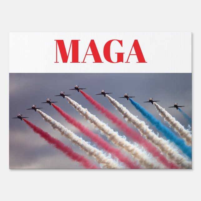 Driveway Declaration: Proud MAGA Supporter Sign (Front)