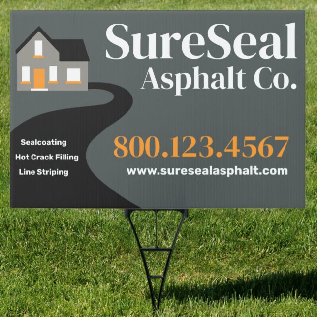 Driveway Sealing - Asphalt Paving Repair  Sign (Creator Uploaded)