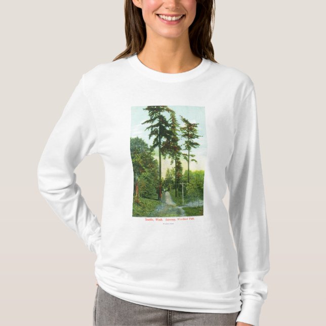Driveway View at Woodland Park T-Shirt (Front)