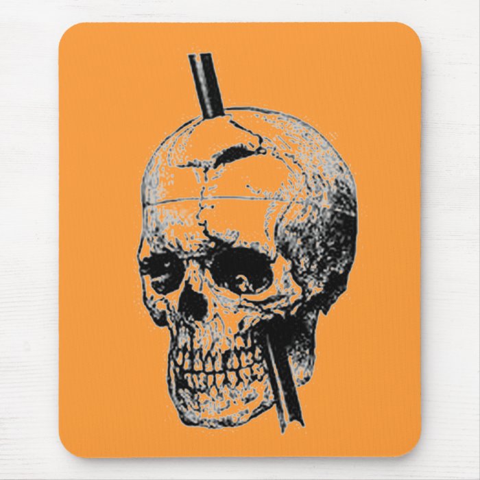 Driving A Long Nail Through The Skull Of A Corpse Mousepads