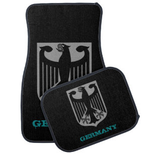 Driving Germany & German coat of arms / flag Car Floor Mat