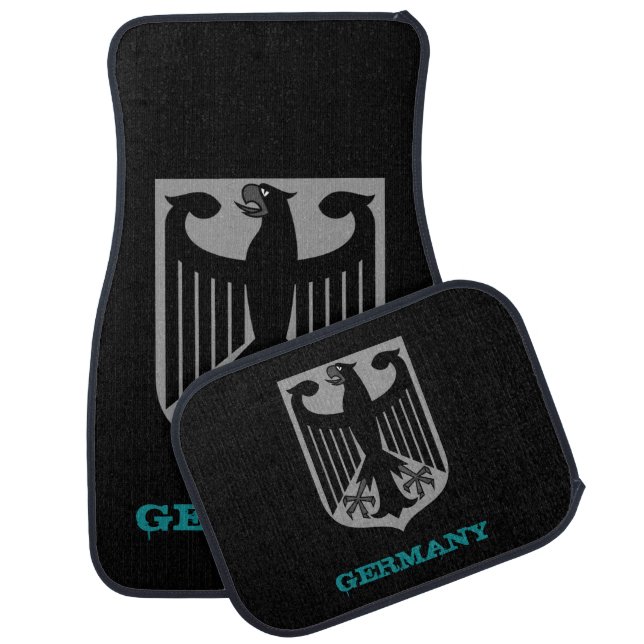 Driving Germany & German coat of arms / flag Car Floor Mat (Set)