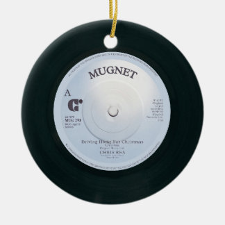 Driving Home For Christmas Ceramic Ornament