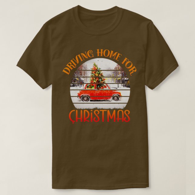 driving home for christmas family  T-Shirt (Design Front)