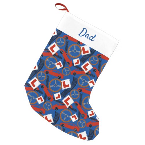 Driving Instructor and Learner Driver Small Christmas Stocking