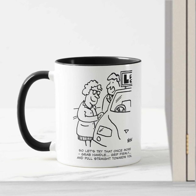 Driving Instructor Giving Driving Lesson Mug (Creator Uploaded)