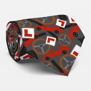 Driving Instructor Novelty Patterned Neck Tie