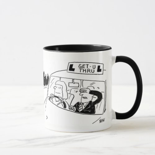Driving Instructor or Examiner Cartoon Mug