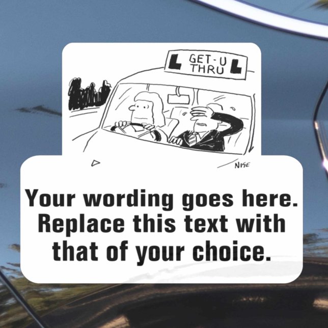 Driving Instructor Promotional Sticker (Creator Uploaded)