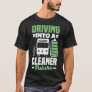 Driving into a cleaner future Electric Vehicle EV  T-Shirt