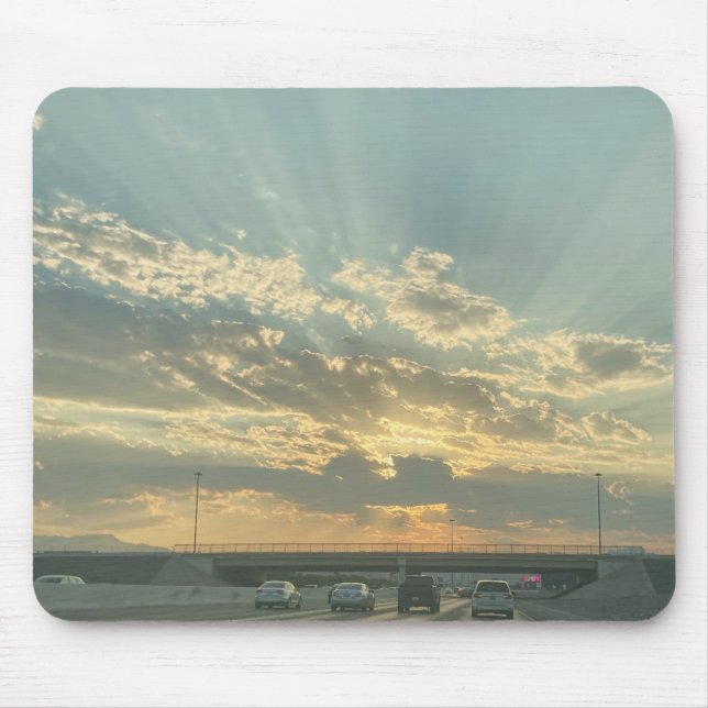 Driving Into the Light Mouse Pad (Front)