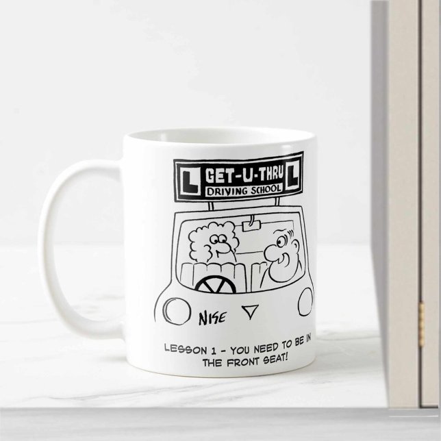 Driving Lesson - Pupil in the wrong seat Coffee Mug (Creator Uploaded)