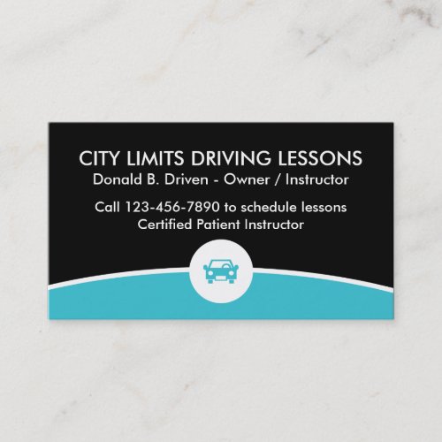 Driving Lessons Business Card