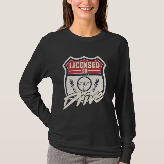 Driving License Exam passed New Driver T-Shirt (Front)