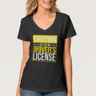 Driving License Plate Driving Driver T-Shirt