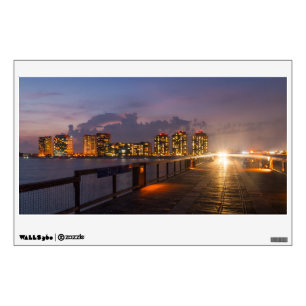 Driving On Navarre Beach Pier Wall Decal