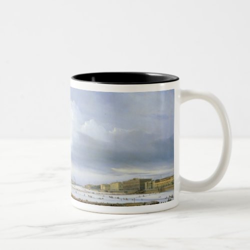 Driving on the Neva 1854 Two_Tone Coffee Mug