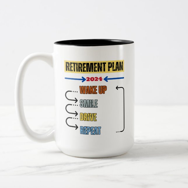 Driving - Retirement Plan 2024 Mug (Left)