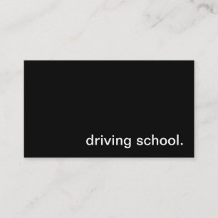Driving School Business Card