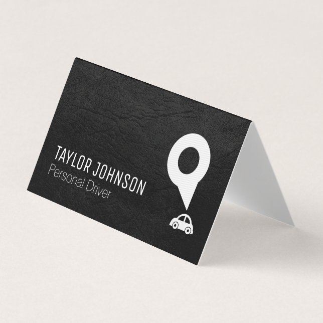 Driving Service Business Card (Front)