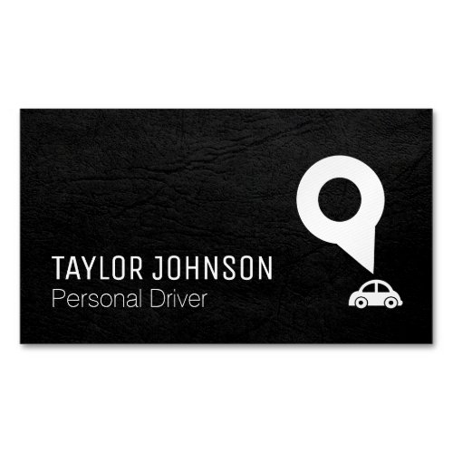 Driving Service Business Card Magnet