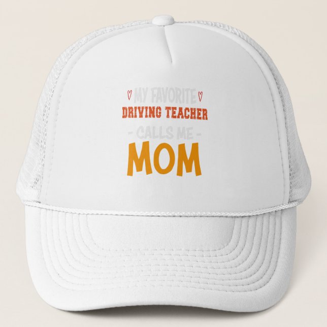Driving Teacher Trucker Hat (Front)