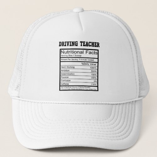 Driving Teacher Trucker Hat