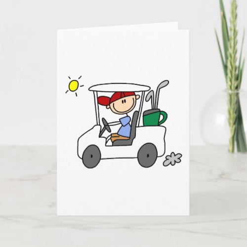 Driving The Golf Cart Card