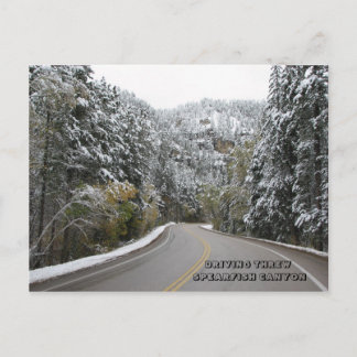 DRIVING THREW SPEARFISH CANYON - Customized Postcard
