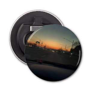 Driving through magnet bottle opener