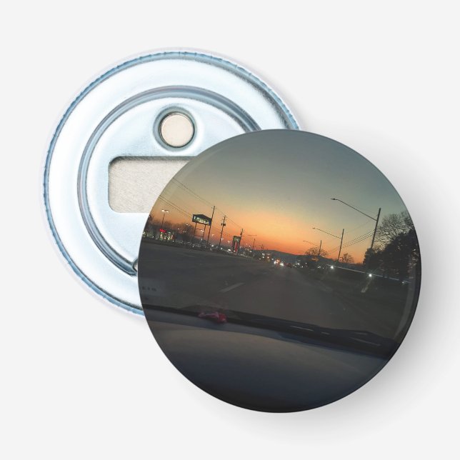 Driving through  magnet bottle opener (Front)