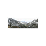 Driving Through the Snowy Sierra Nevada Mountains Canvas Print