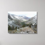 Driving Through the Snowy Sierra Nevada Mountains Canvas Print