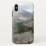 Driving Through the Snowy Sierra Nevada Mountains iPhone XS Case