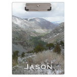 Driving Through the Snowy Sierra Nevada Mountains Clipboard