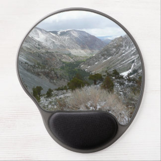 Driving Through the Snowy Sierra Nevada Mountains Gel Mouse Pad