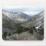 Driving Through the Snowy Sierra Nevada Mountains Mouse Pad