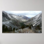 Driving Through the Snowy Sierra Nevada Mountains Poster